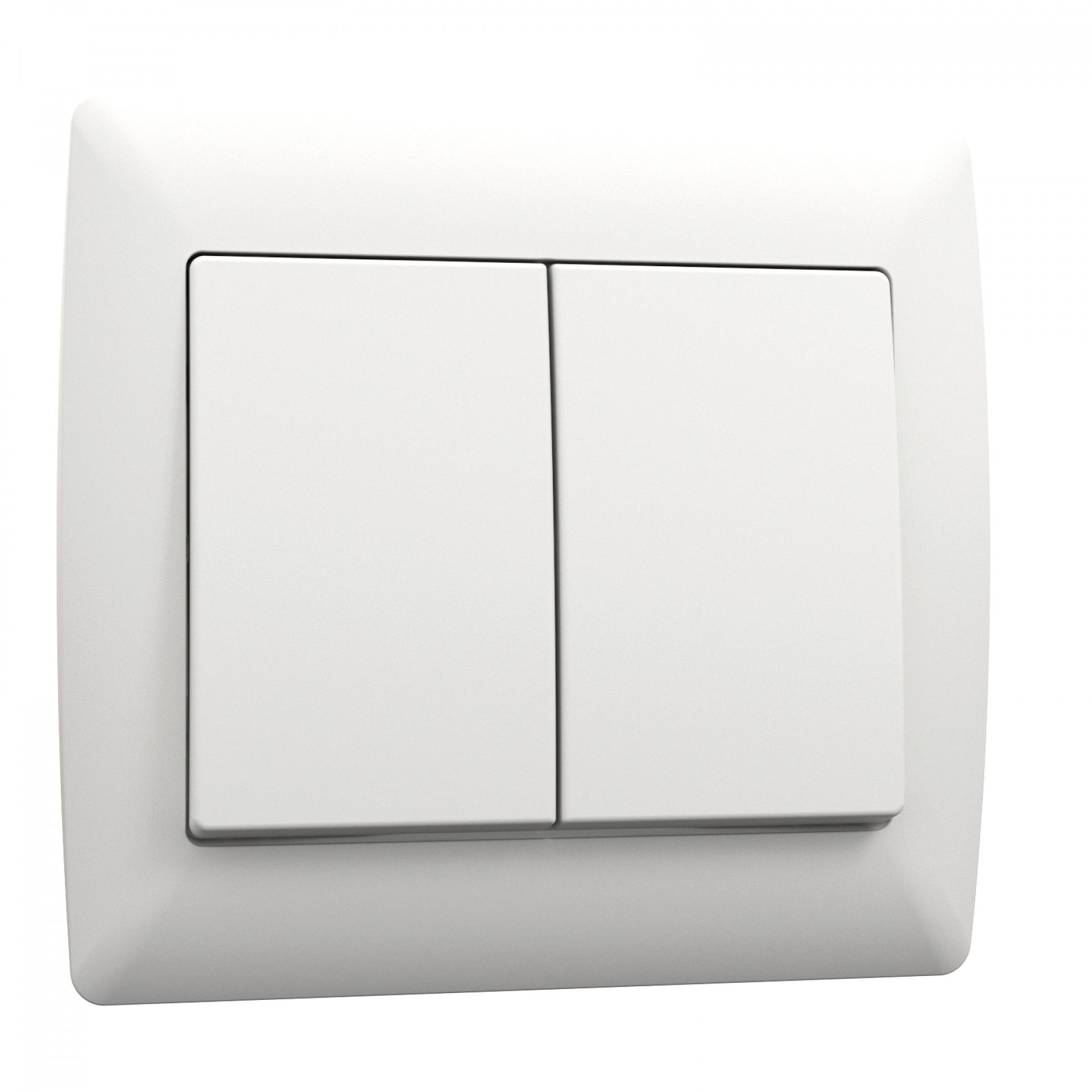 Comutador Escada Duplo Branco Sirius 70