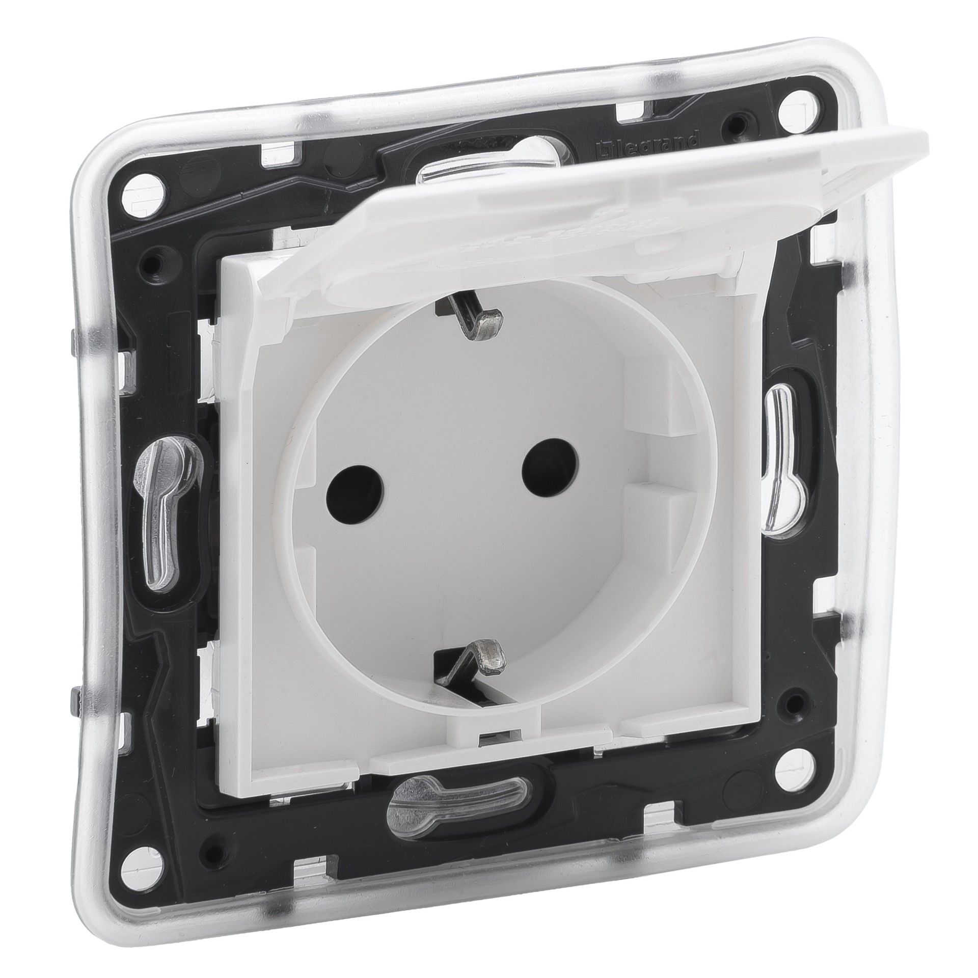 Tomada 2p+T Ip44 Série Niloé Step Branco