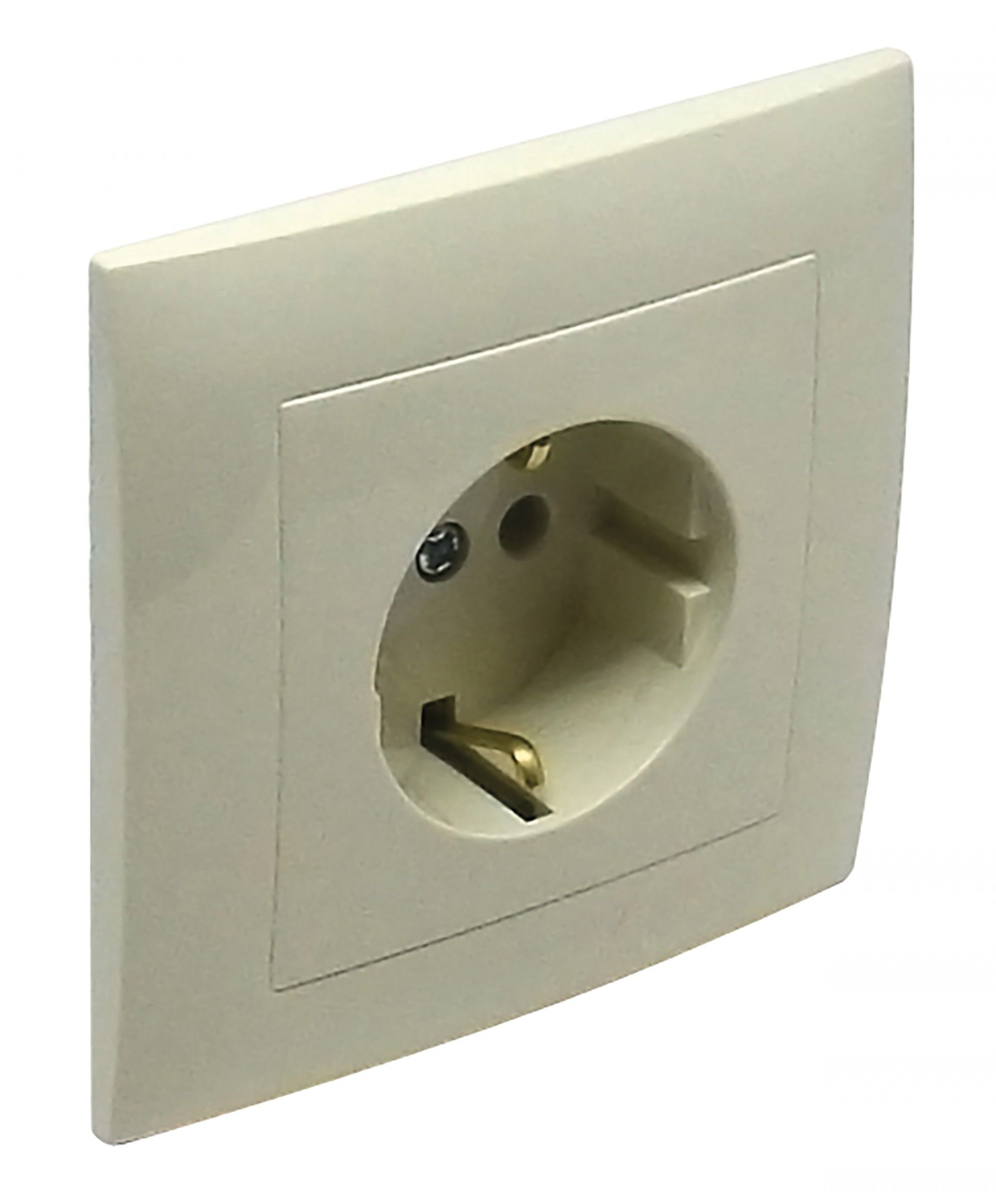 Tomada Schuko Monobloco com Obturador Logus 90