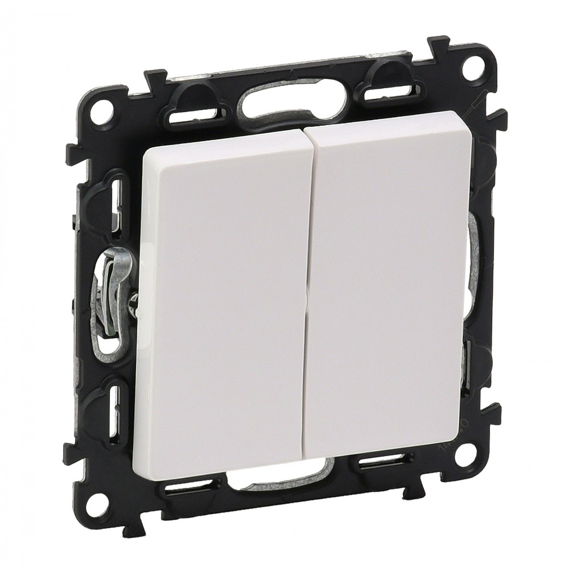 Interruptor/Comutador Escada Duplo Série Valena Branco