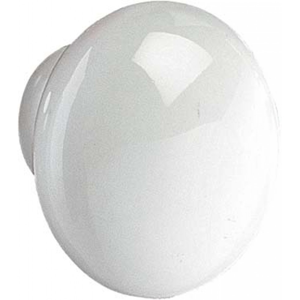 Puxador De M�vel Porcelana Branco 30mm