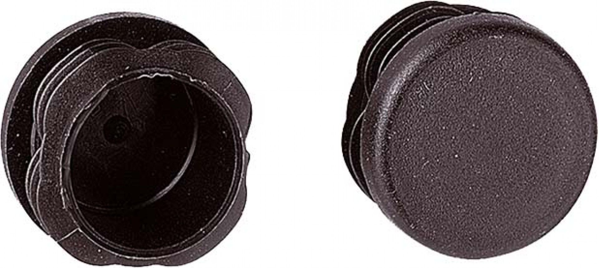 Ponteiras Redondas Embutir Pvc 25mm 4 unidades