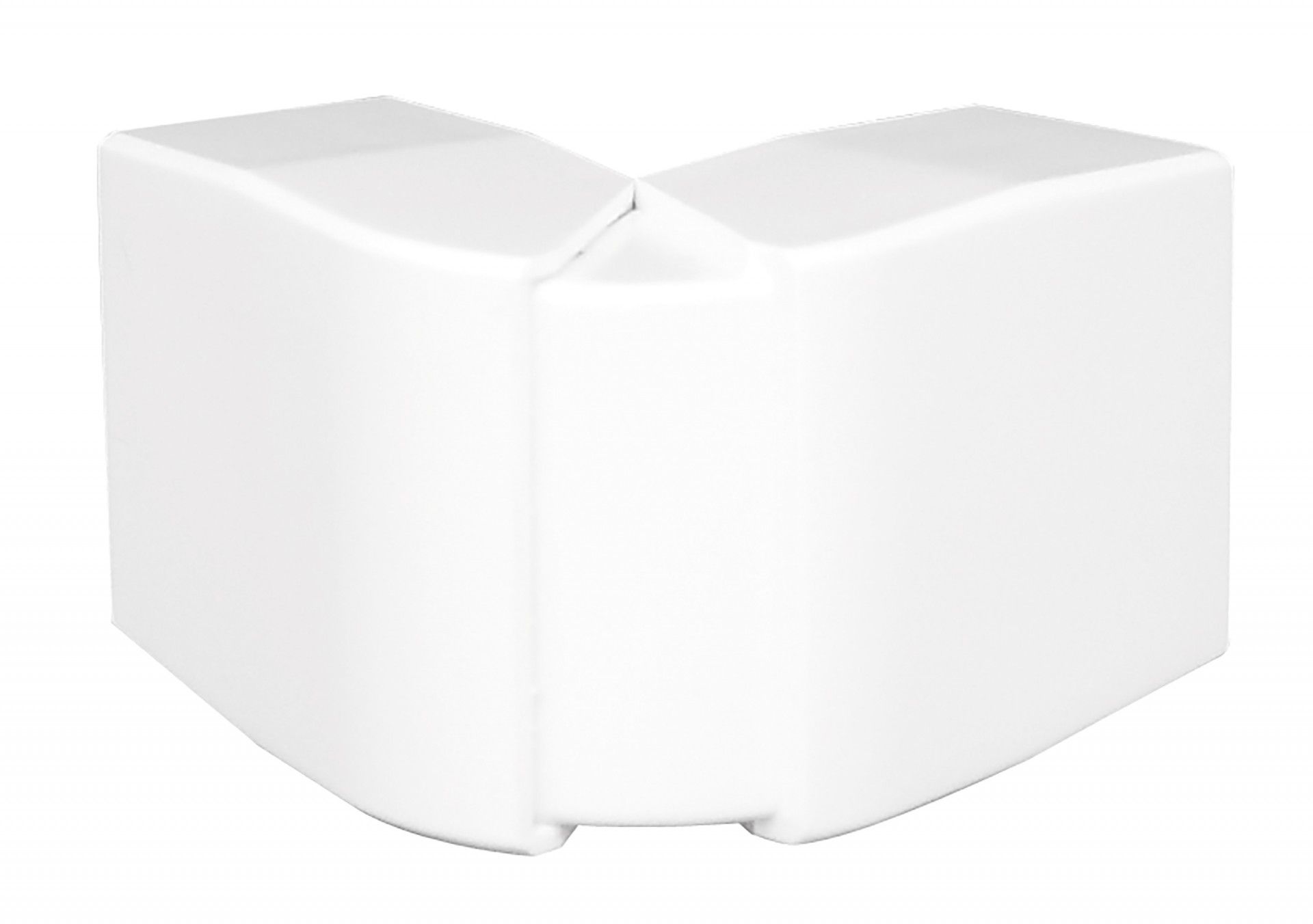 Ângulo Exterior para Calha 20x12,5mm Branco