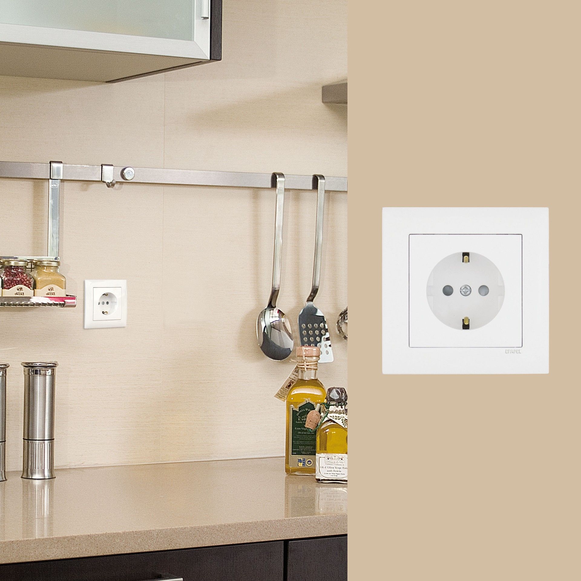 Tomada Schuko Monobloco Logus 90