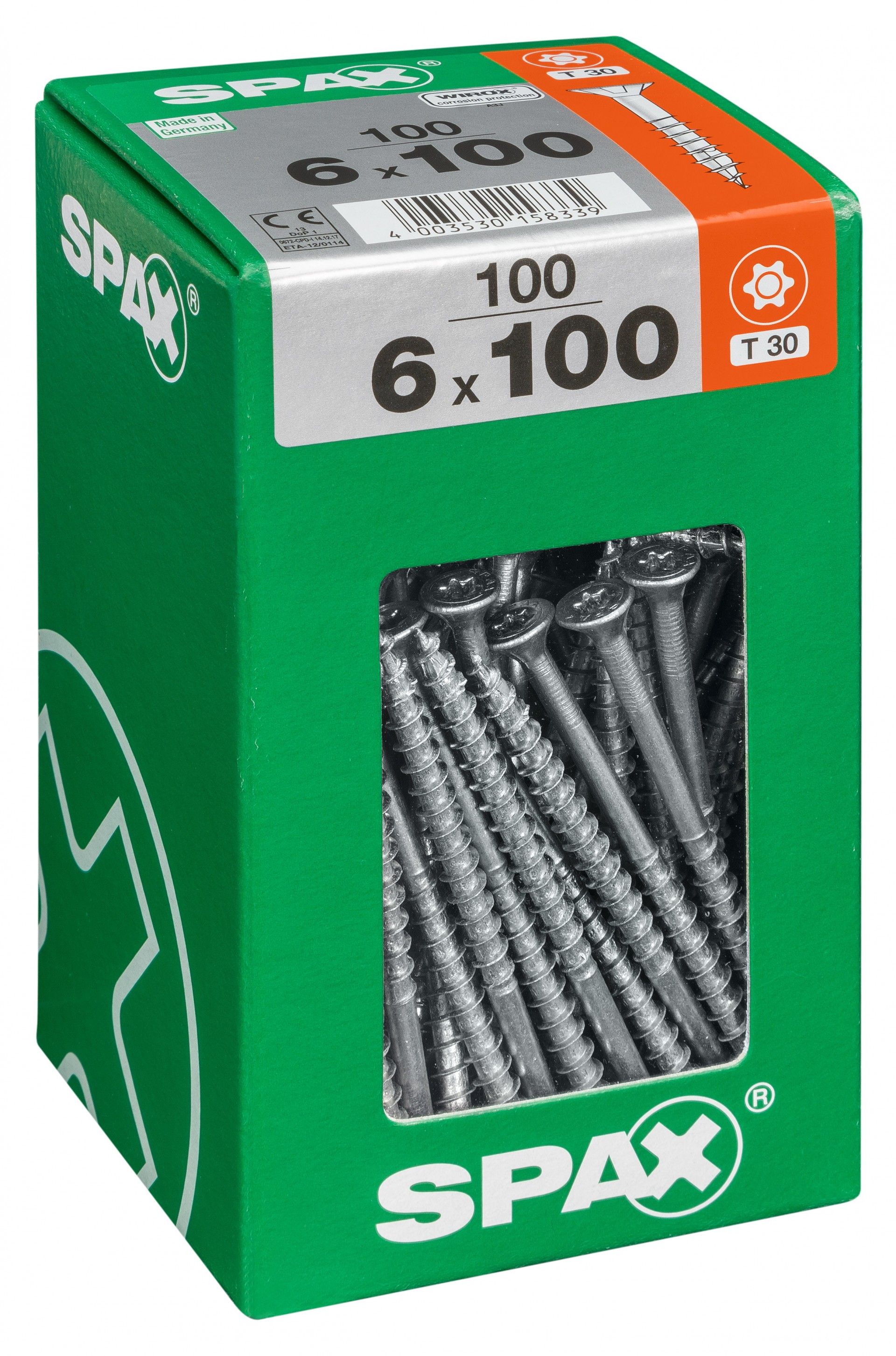 SPAX TRX CP WIROX 6x100mm XXL