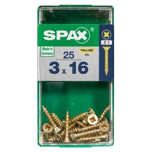 SPAX CP YELLOX 3x16mm S SPAX CP YELLOX 3x16mm S