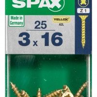 SPAX CP YELLOX 3x16mm S SPAX CP YELLOX 3x16mm S