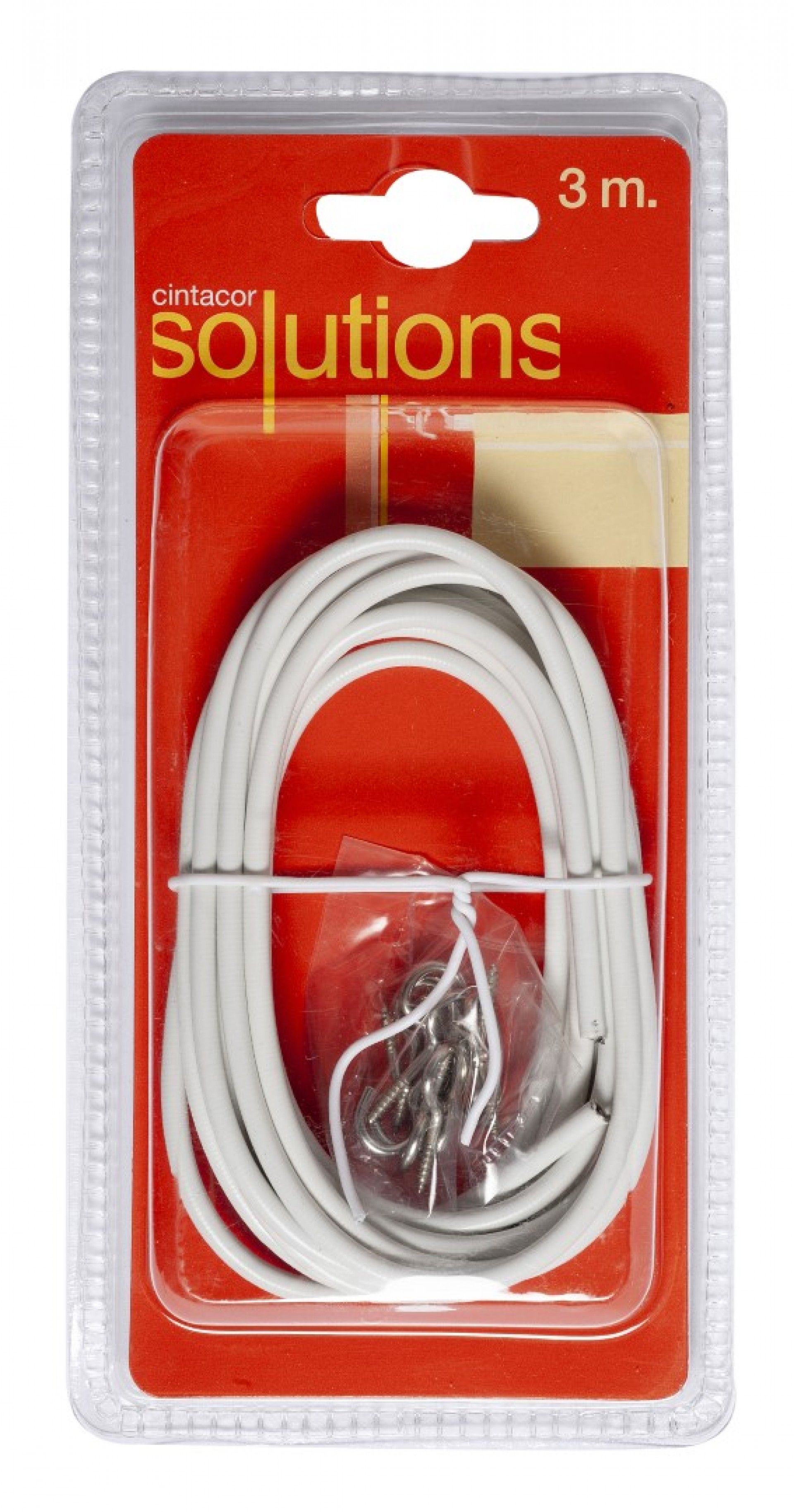 Cabo Plastificado Branco 3m