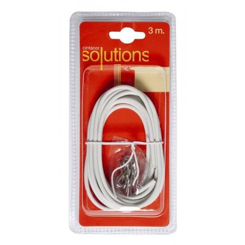Cabo Plastificado Branco 3m Cabo Plastificado Branco 3m