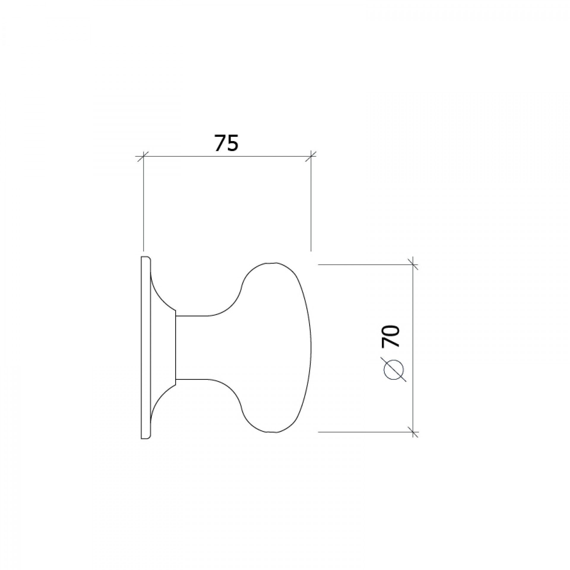 Puxador Porta Exterior Bronze