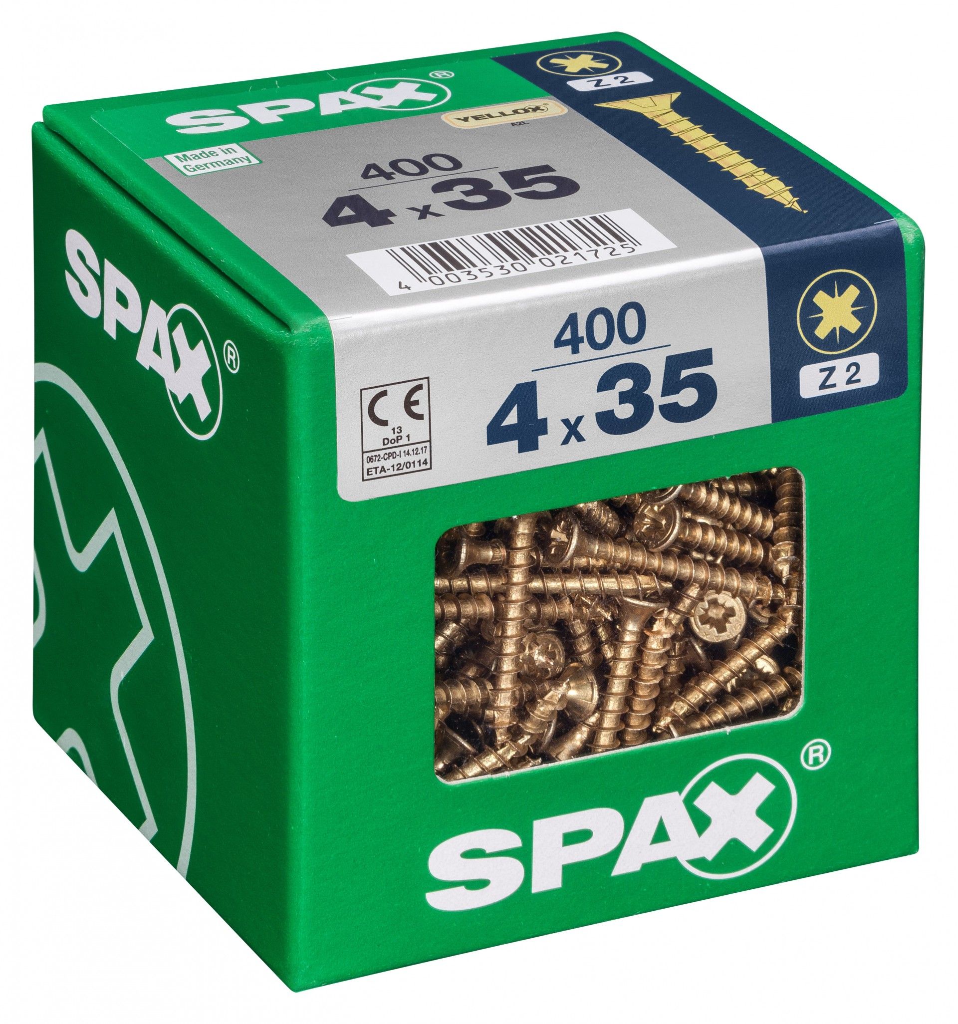 SPAX CP YELLOX 4x35mm XL