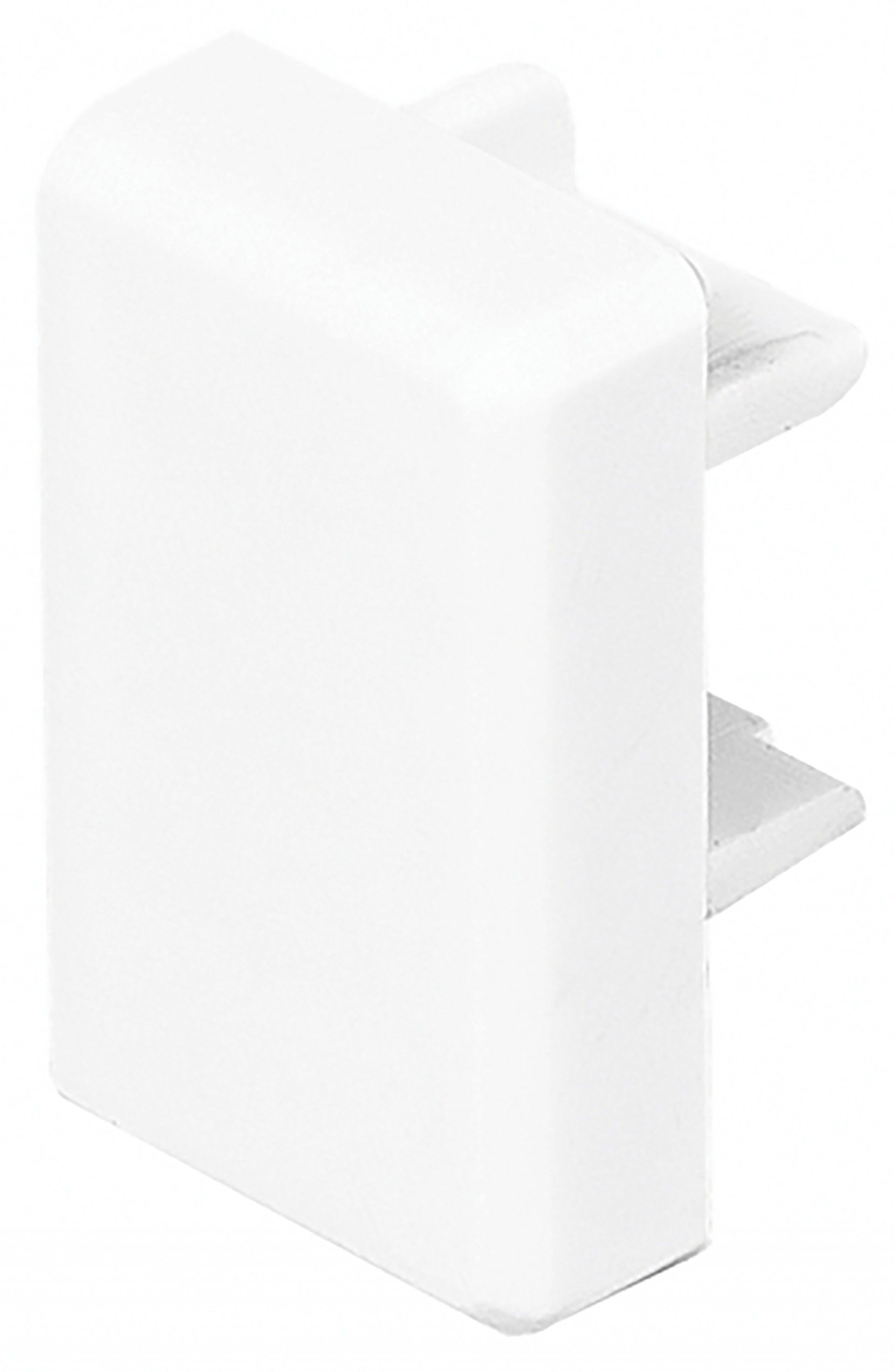 Topo para Calha 12x7mm Branco