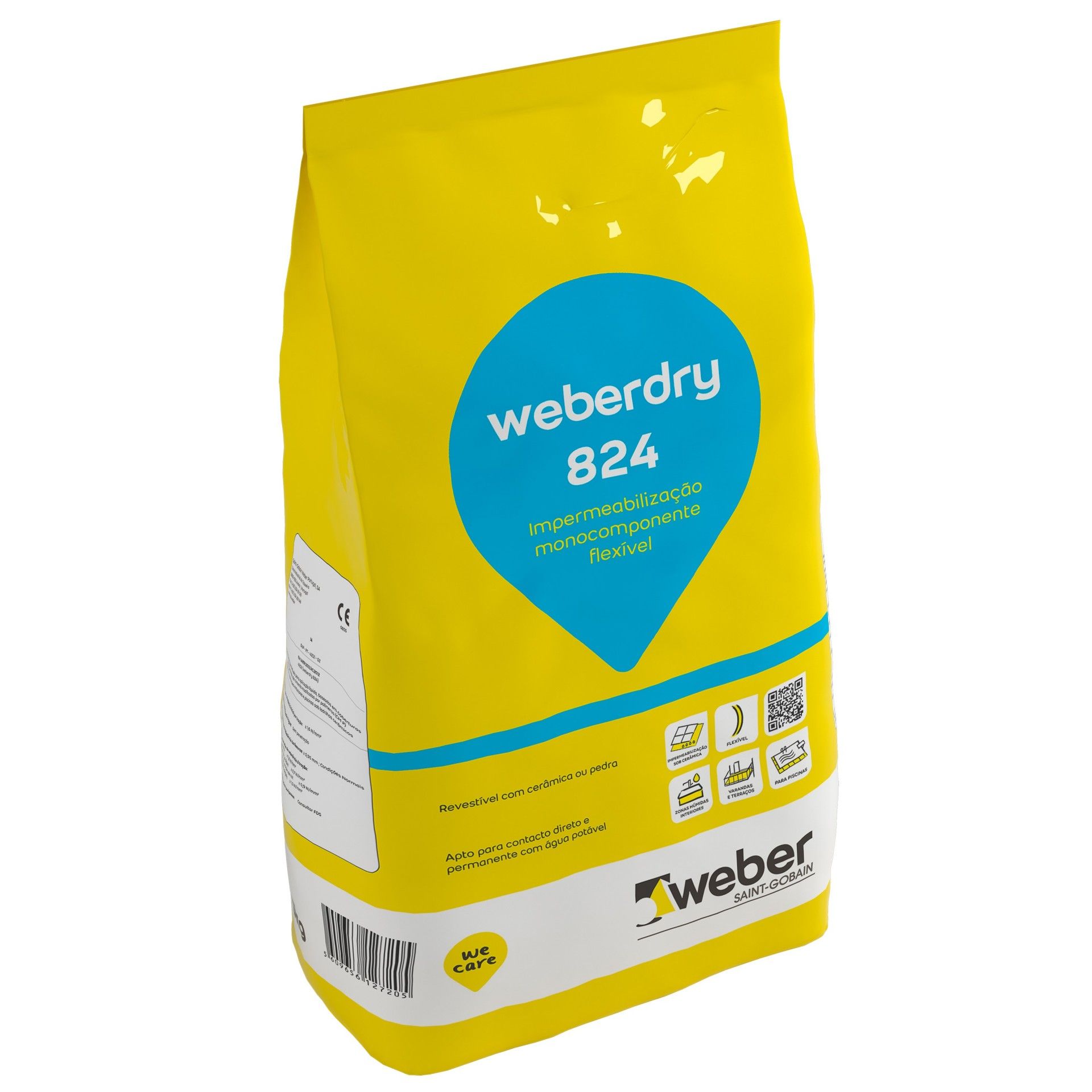 Argamassa Impermeabilização Weber.Dry 824 5kg