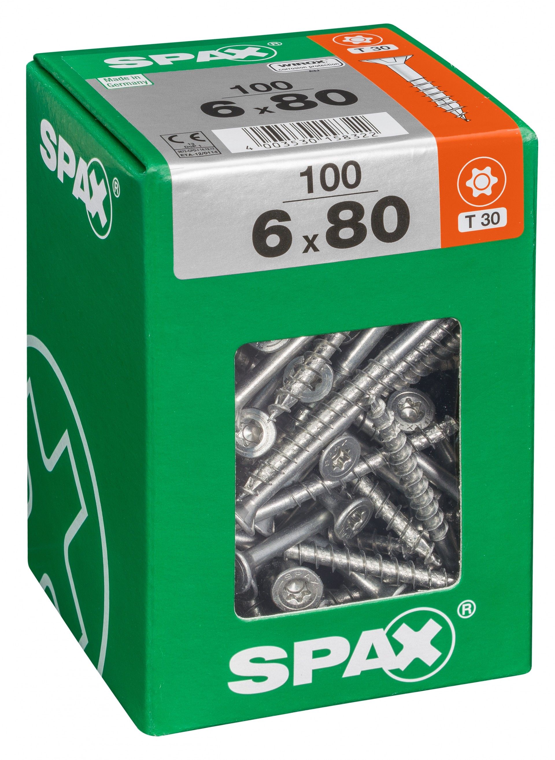 SPAX TRX CP WIROX 6x80mm XXL