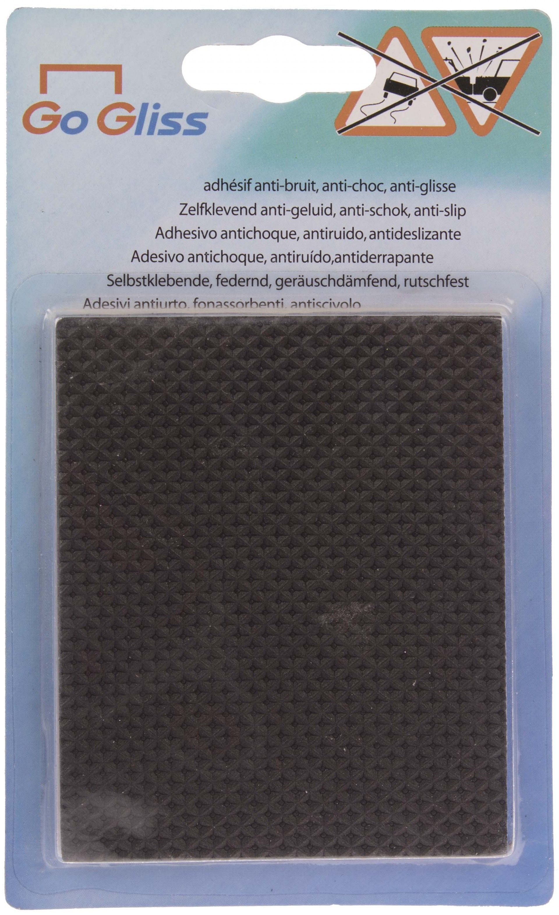 Protecção Adesivo 80x95mm Preto