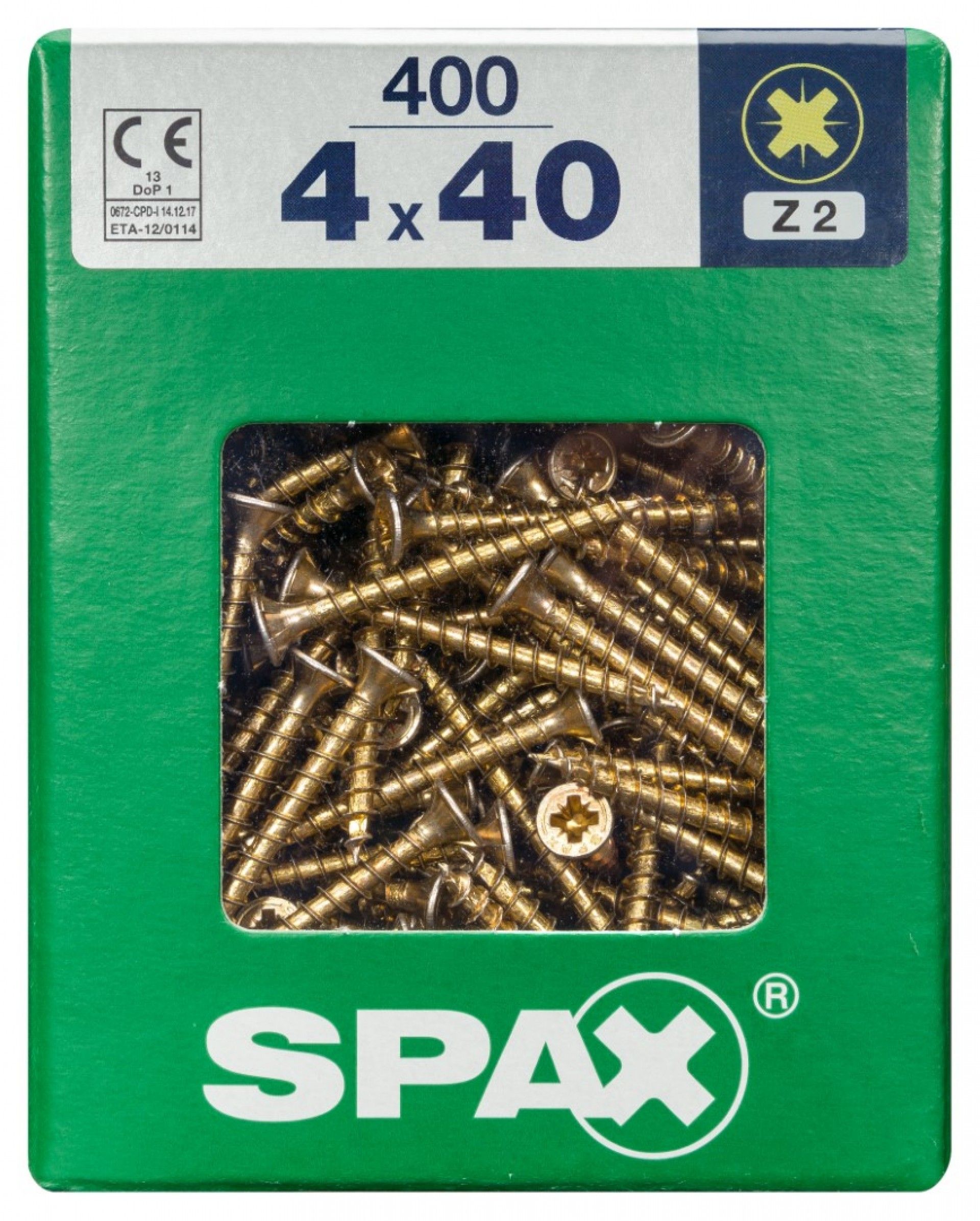 SPAX CP YELLOX 4x40mm XL