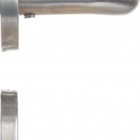Puxador Porta 5312 C/Roseta Inox Puxador Porta 5312 C/Roseta Inox