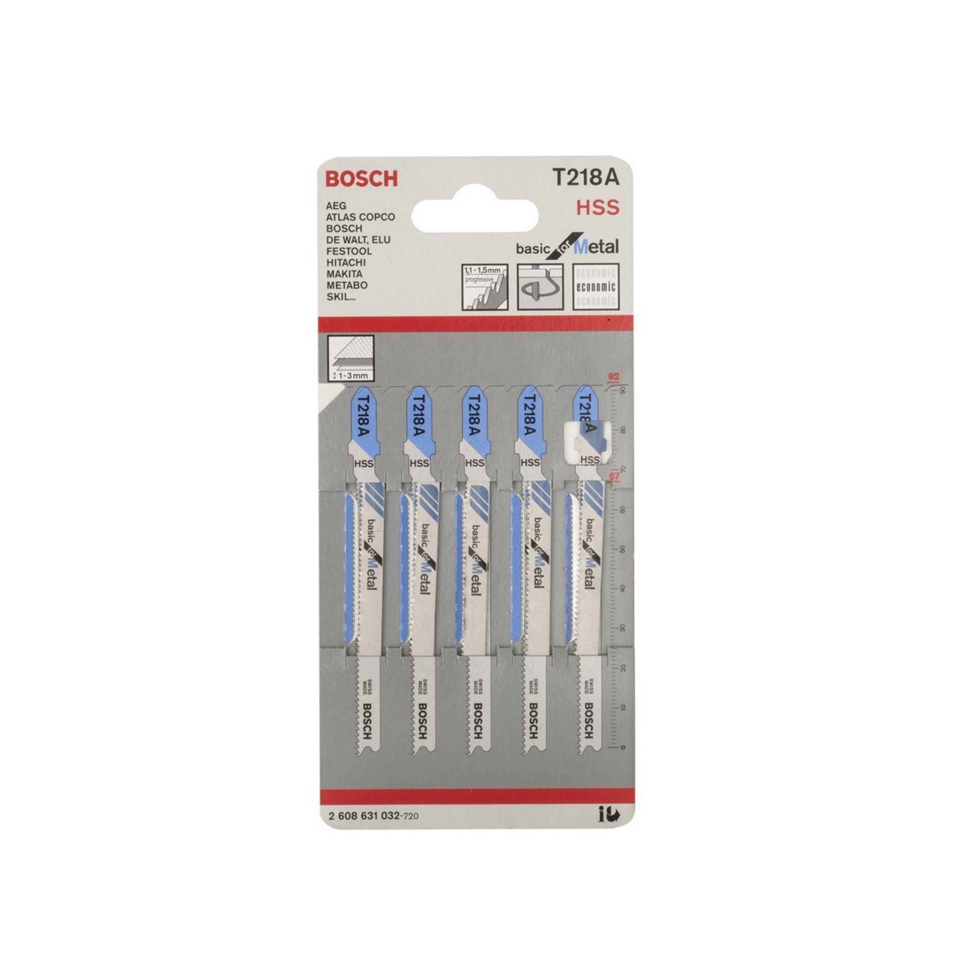 Lâmina de Serra Vertical T 218 A