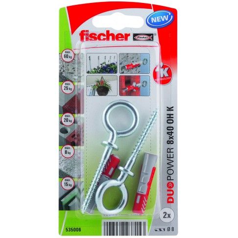 Bucha Duopower M8 c/ Pitão Bucha Duopower M8 c/ Pitão