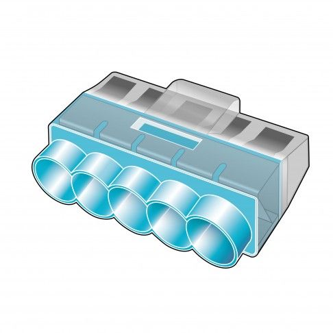 20 Ligadores Rápidos P/Cabo Fléxivel 5p 20 Ligadores Rápidos P/Cabo Fléxivel 5p