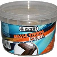 Massa Vidraceiro Branco 1kg Massa Vidraceiro Branco 1kg