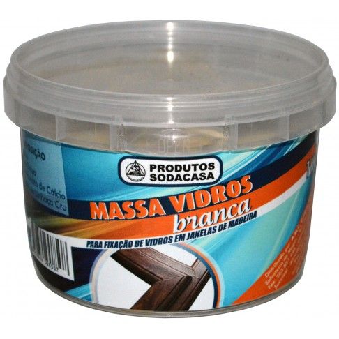 Massa Vidraceiro Branco 1kg Massa Vidraceiro Branco 1kg