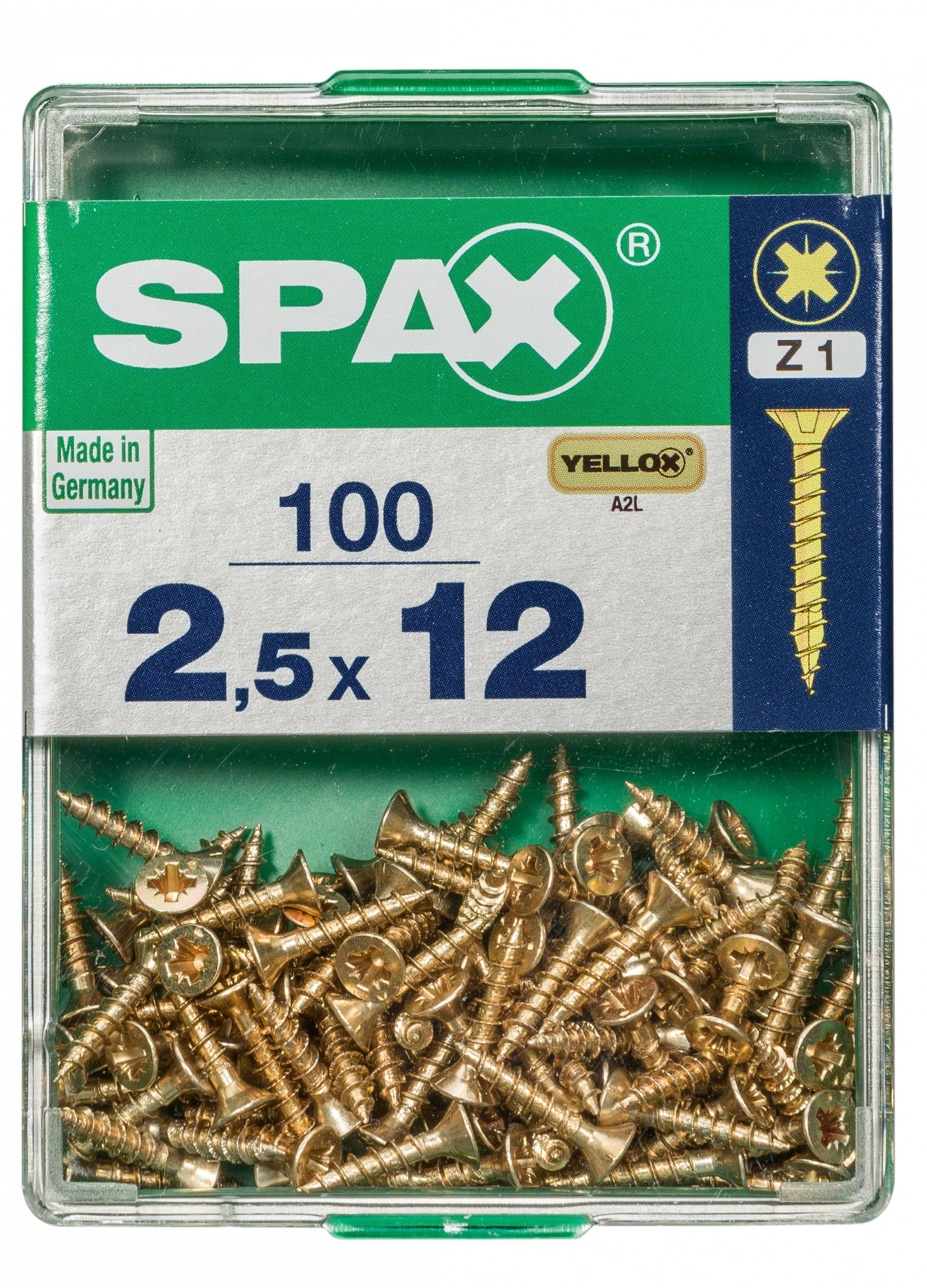 SPAX CP YELLOX 2,5x12mm M