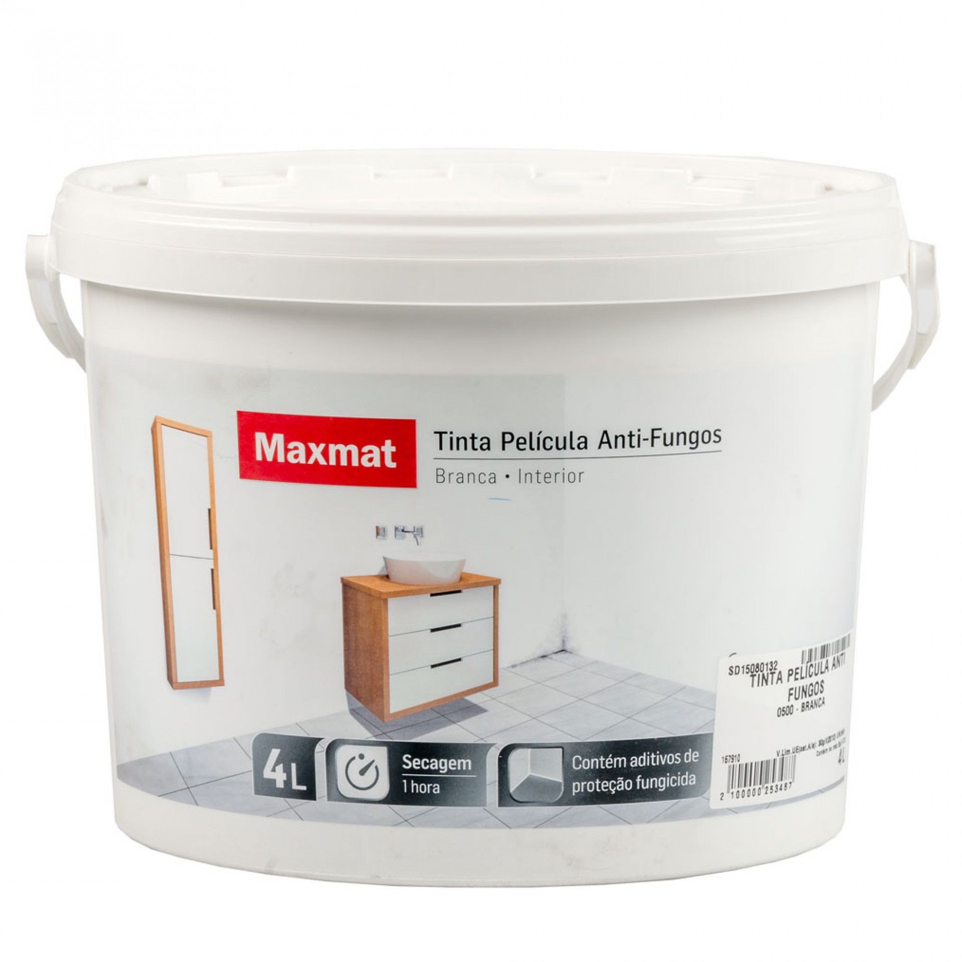 Tinta Plástica Antifungos 4L