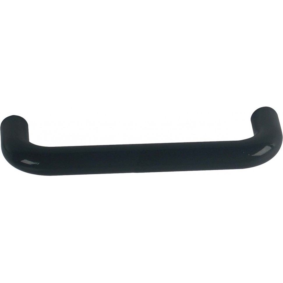 Puxador Asa Pl�stico Preto 96mm