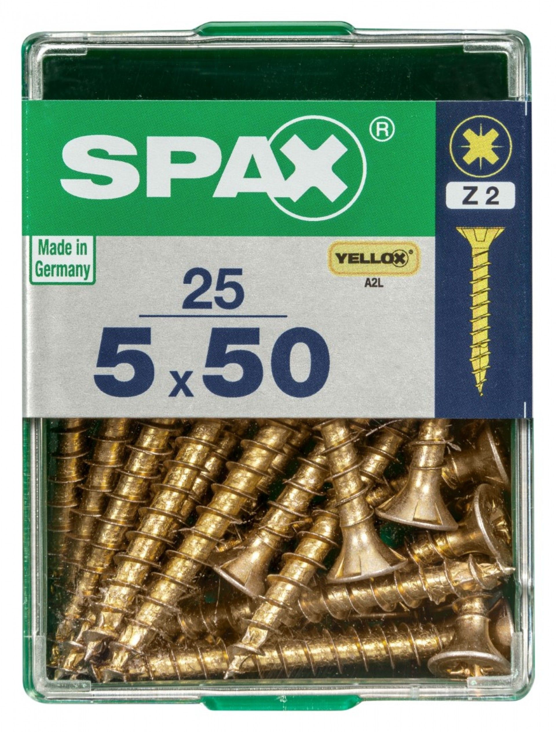 SPAX CP YELLOX 5x50mm M