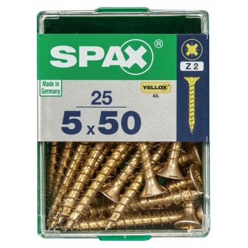 SPAX CP YELLOX 5x50mm M SPAX CP YELLOX 5x50mm M