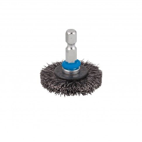 Escova Metálica Larga Haste 6mm Escova Metálica Larga Haste 6mm