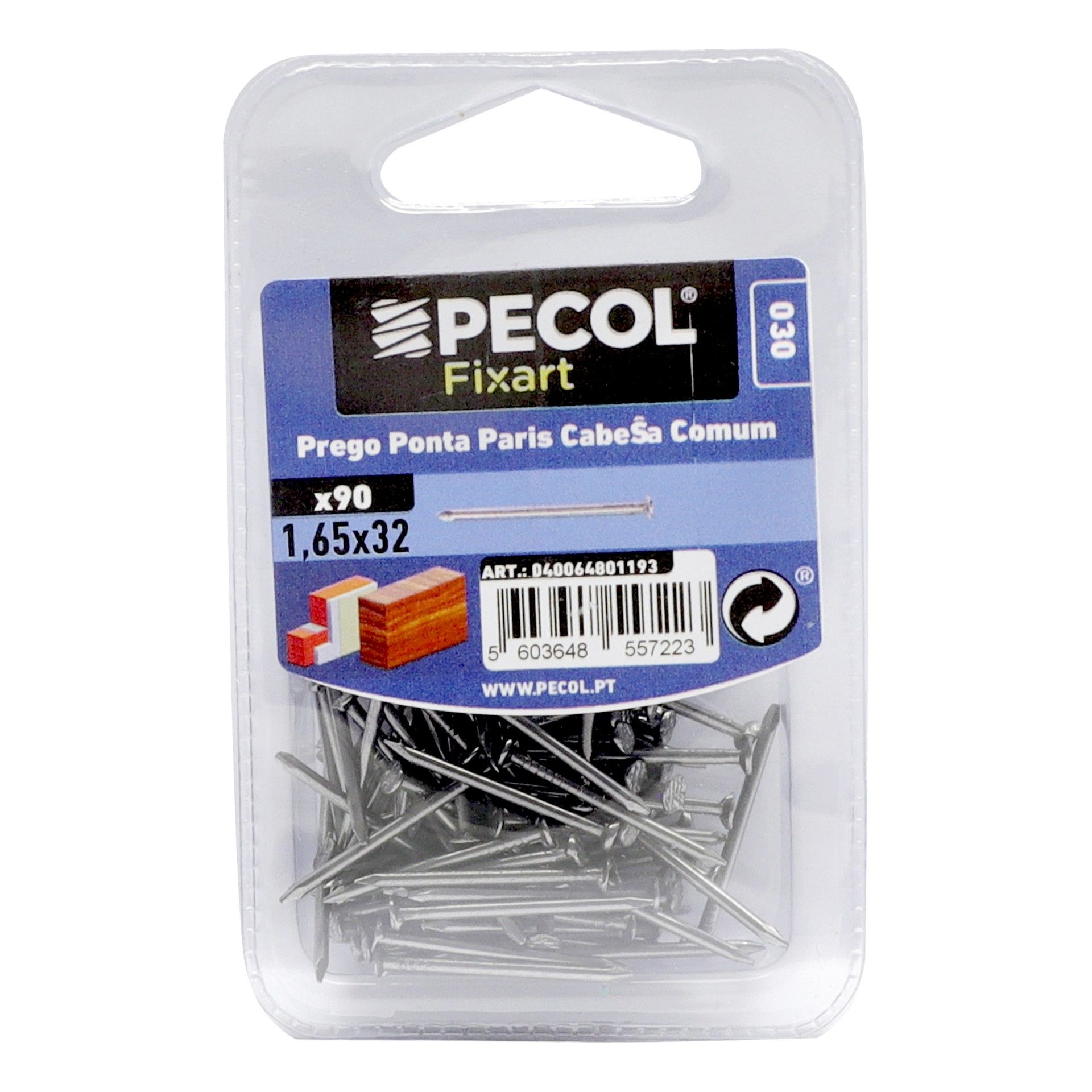 Prego Ponta Paris Cabeça Comum 16x10