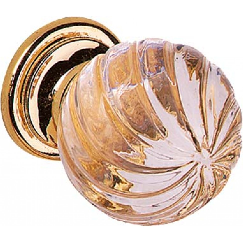 Puxador P/M�vel 24mm Cristal Transparente