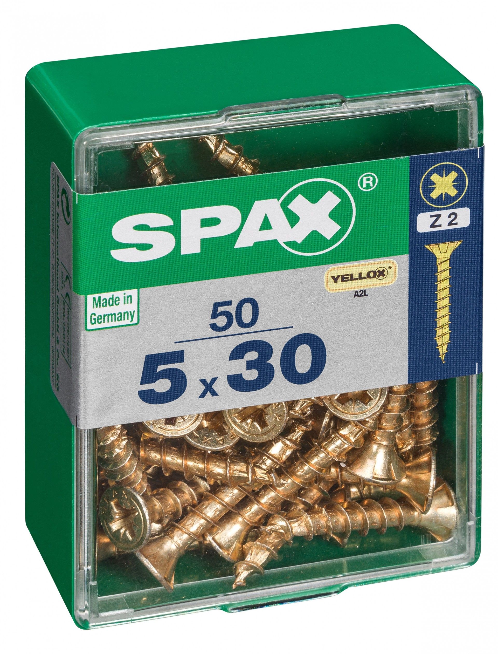 SPAX CP YELLOX 5x30mm M
