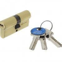 Cilindro Chave Pontos T60 35x35mm Latão Cilindro Chave Pontos T60 35x35mm Latão