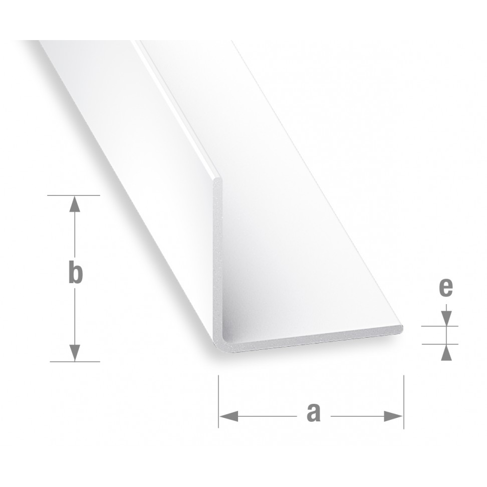Perfil �ngulo PVC Branco 15x15mm-1m