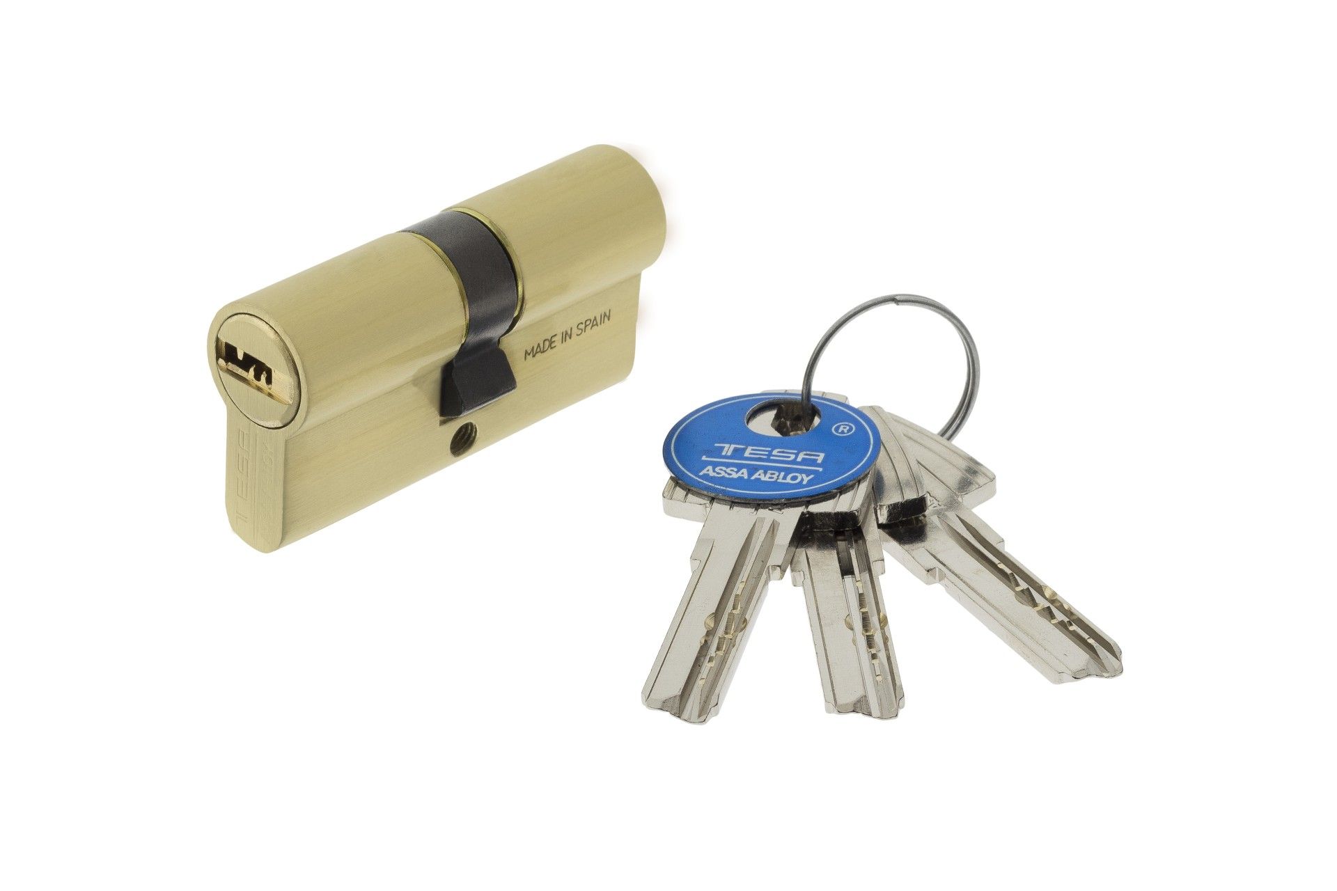 Cilindro Chave Pontos T60 30x40mm Latão