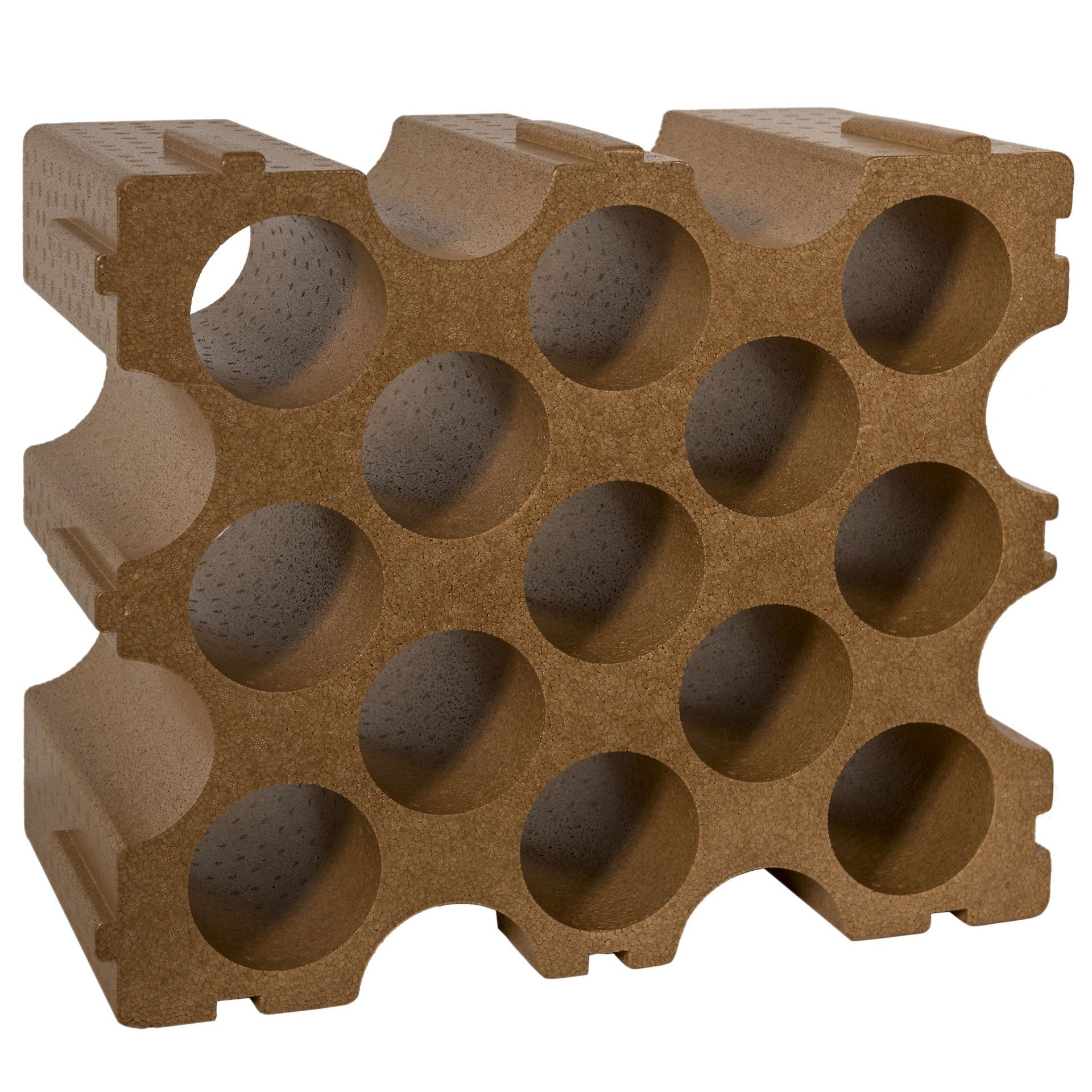 Garrafeira Poliéster Castanho