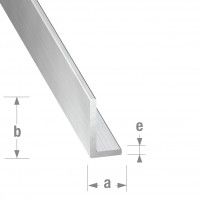 Perfil Ângulo Alumínio Bruto 10x25mm-1m Perfil Ângulo Alumínio Bruto 10x25mm-1m