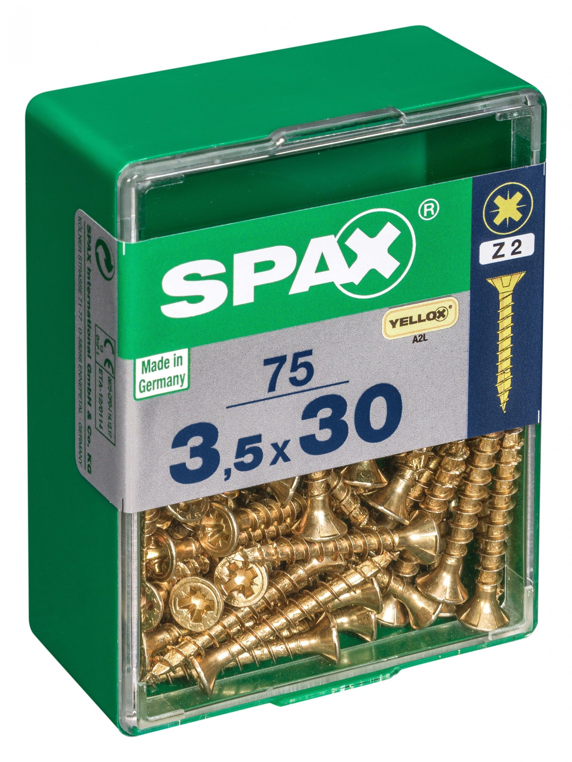 SPAX CP YELLOX 3,5x30mm M
