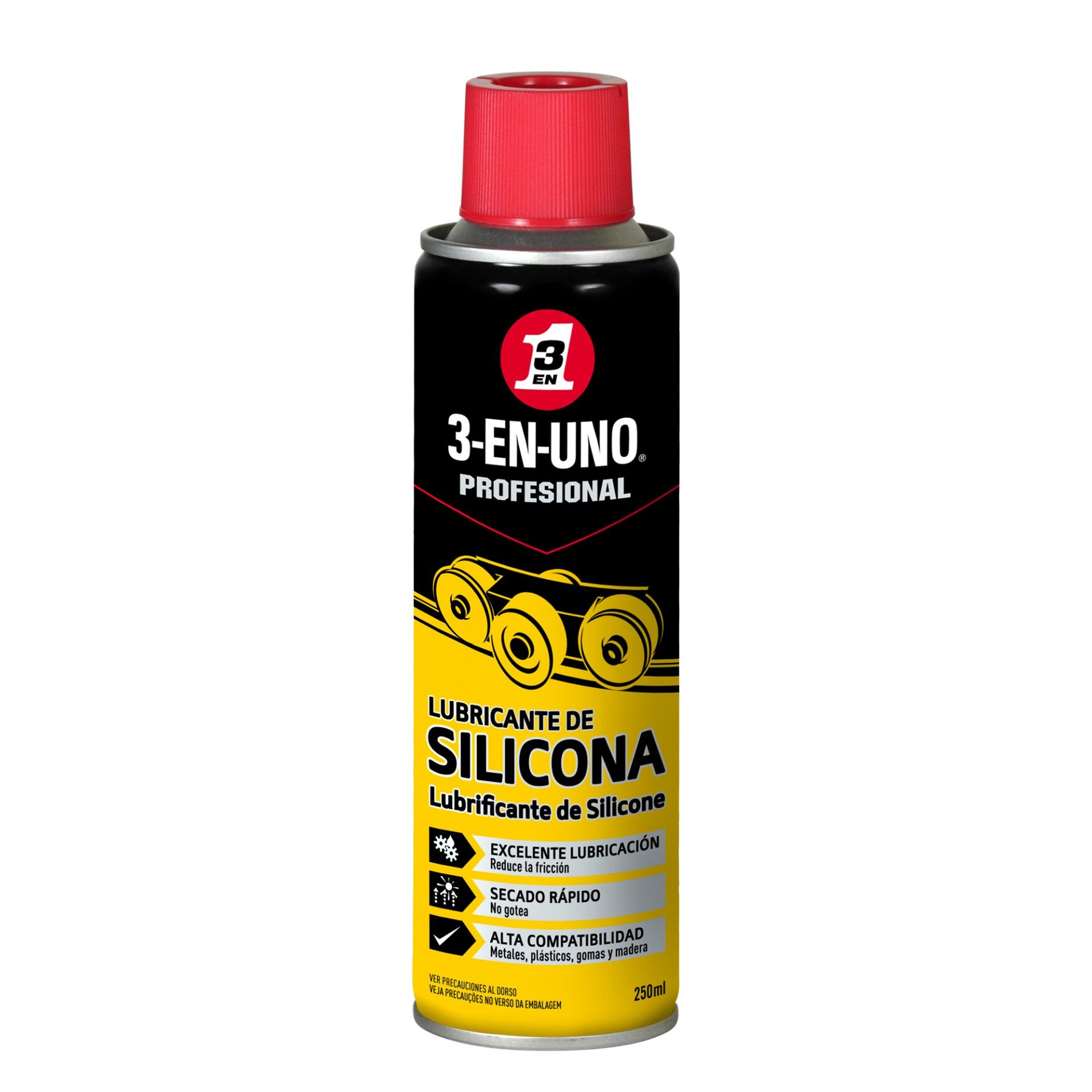 Lubrificante de Silicone - Spray 250 ml 3-EN-UNO®