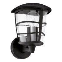 Aplique Exterior Cima E27 Aloria Preto Aplique Exterior Cima E27 Aloria Preto