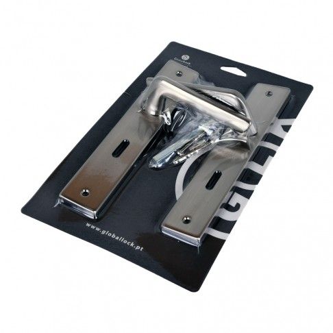 Puxador Porta 2033 Níquel Mate Puxador Porta 2033 Níquel Mate