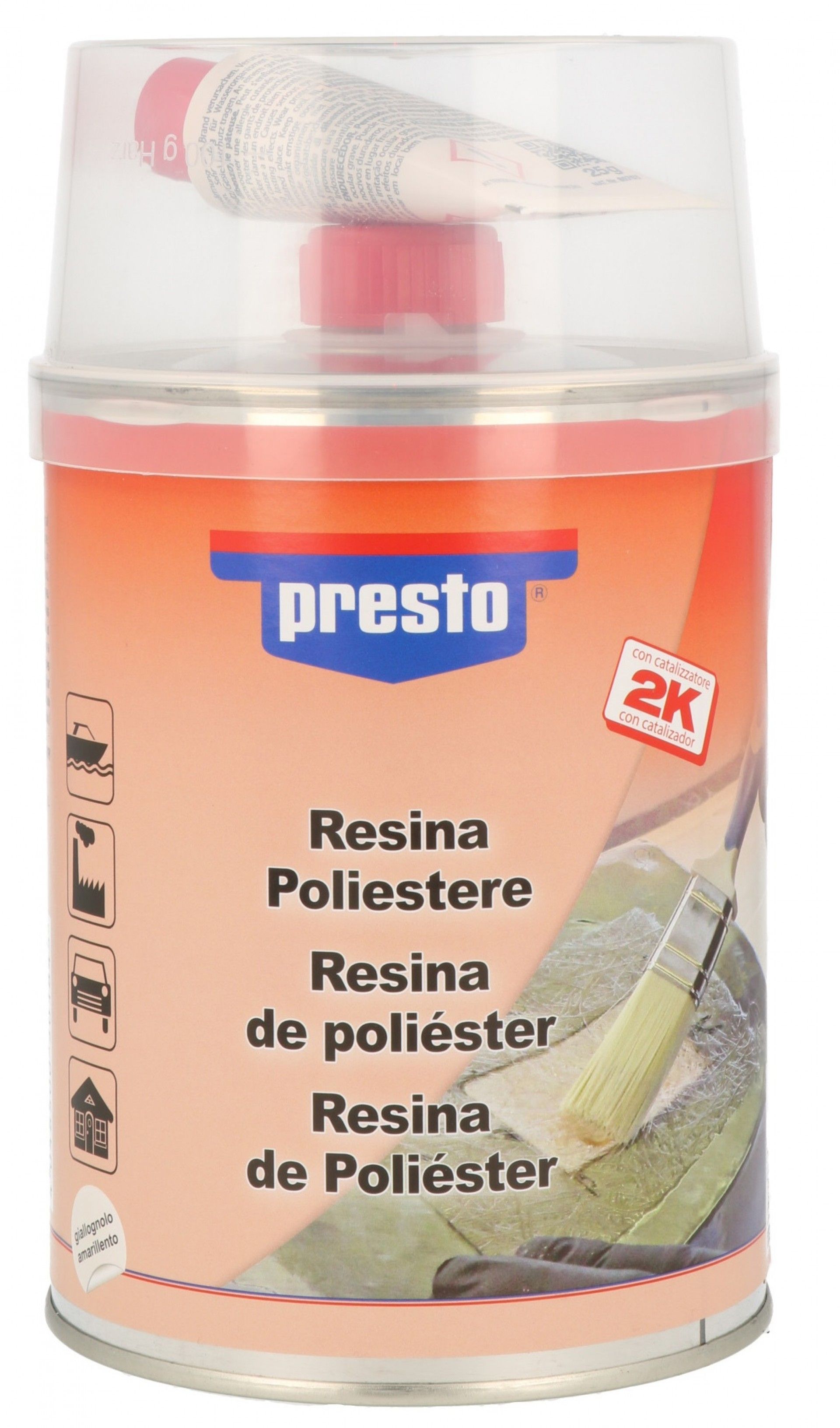 Massa Resina de Poliester 1Kg