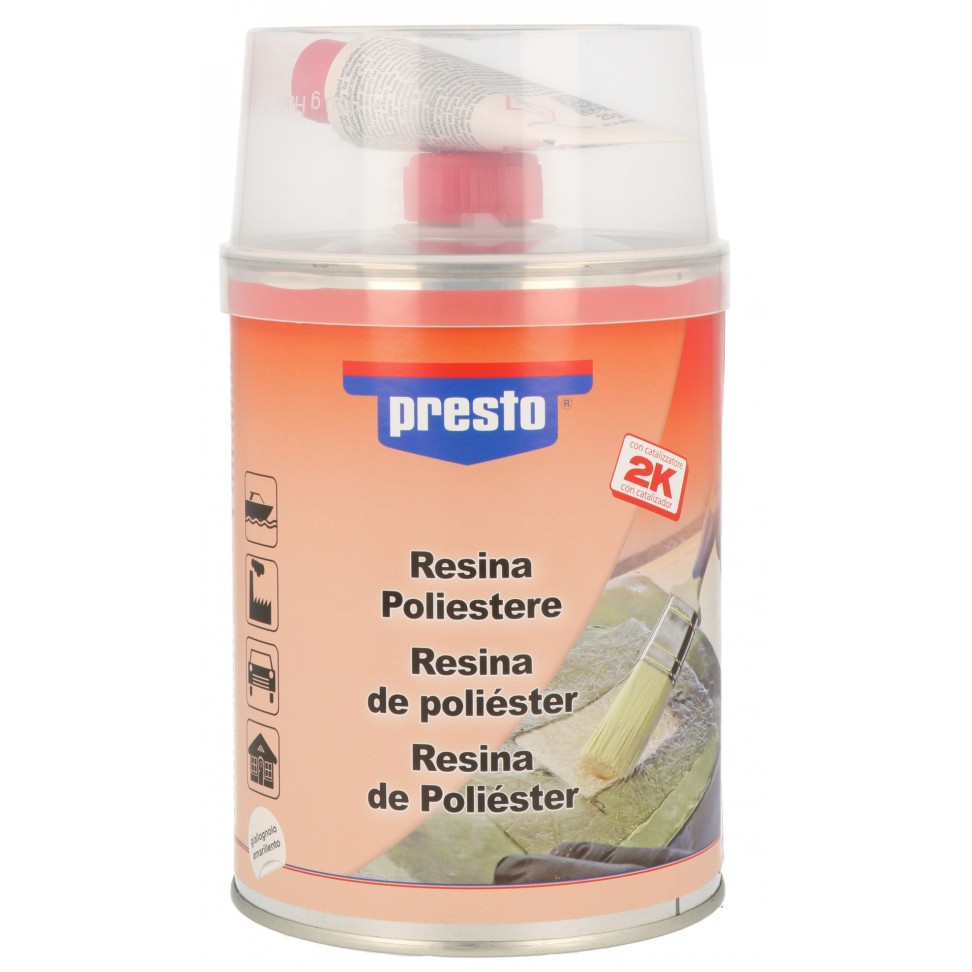Massa Resina de Poliester 1Kg Massa Resina de Poliester 1Kg