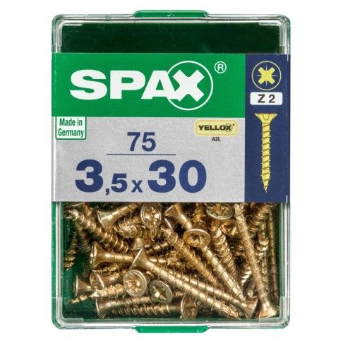 SPAX CP YELLOX 3,5x30mm M SPAX CP YELLOX 3,5x30mm M