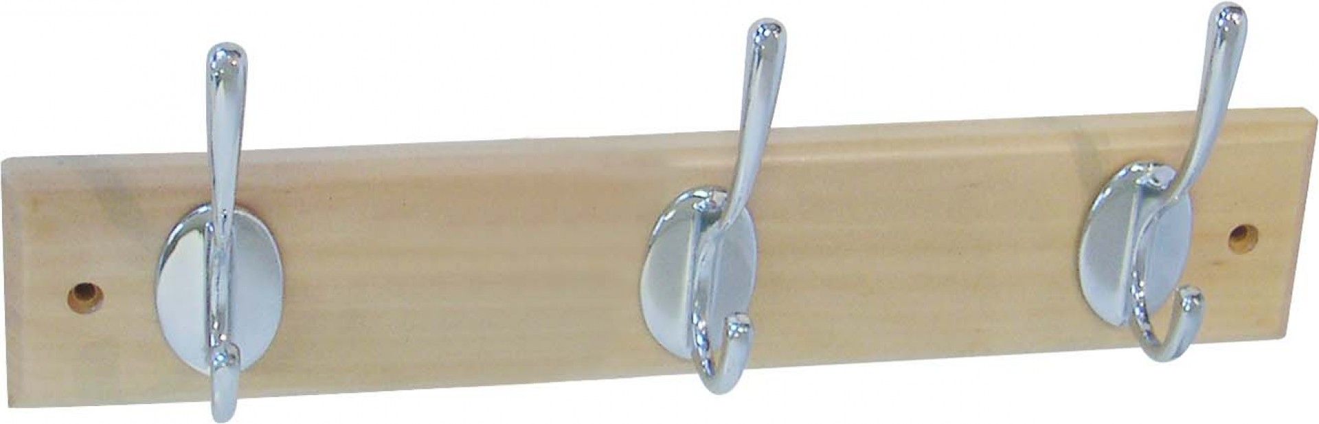 Cabide 3 Ganchos Nogueira/Acetinado