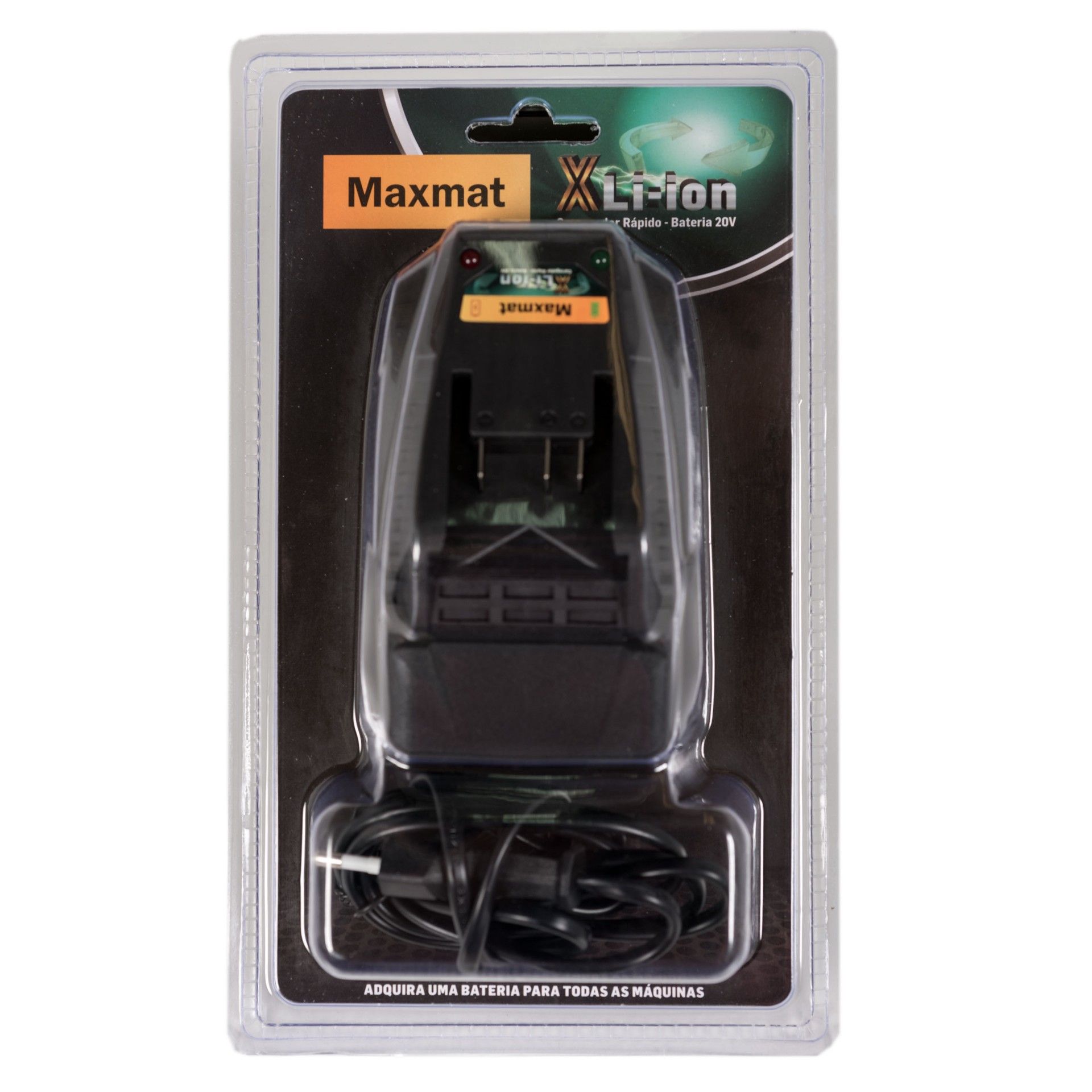 Carregador Bateria Litio 20V Rápido