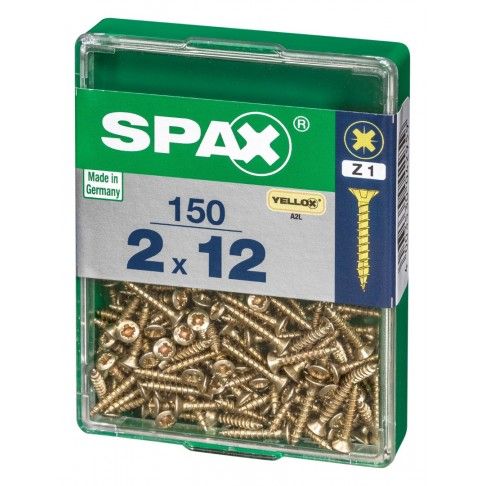 SPAX CP YELLOX 2x12mm M SPAX CP YELLOX 2x12mm M